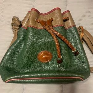 Vintage D & B drawstring bucket bag